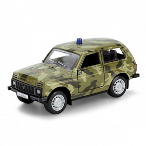 Машинка металлическая Лада, открываются двери (Технопарк, X600-H09011-Rsim)